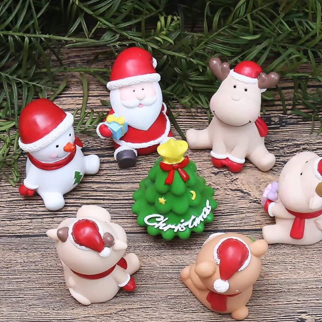 圣诞节装饰品圣诞老人雪人公仔鹿公仔玩偶商场橱窗摆件树脂工艺品,家居饰品,桌面摆件,淘宝优惠券,粉丝福利购,淘宝优惠卷