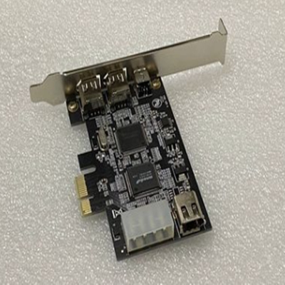 PCI-E转1394A视频采集卡B台式机电脑火线声卡德州仪器TI芯片