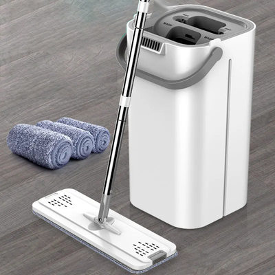 Mop swivel lazy floor household wet and dry拖把旋转1