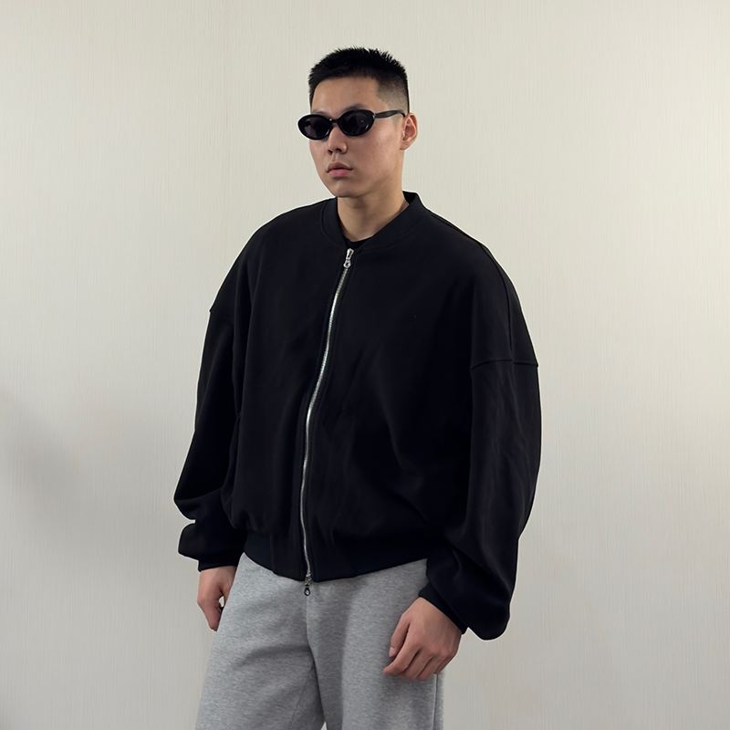 Roast Lucky 秋季新款休闲立领棒球服 拉链飞行夹克外套男百搭