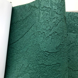 多丽墙布高档艺术漆墙布无缝全屋硅藻泥电视背景墙水泥灰壁布墨绿孔雀蓝色