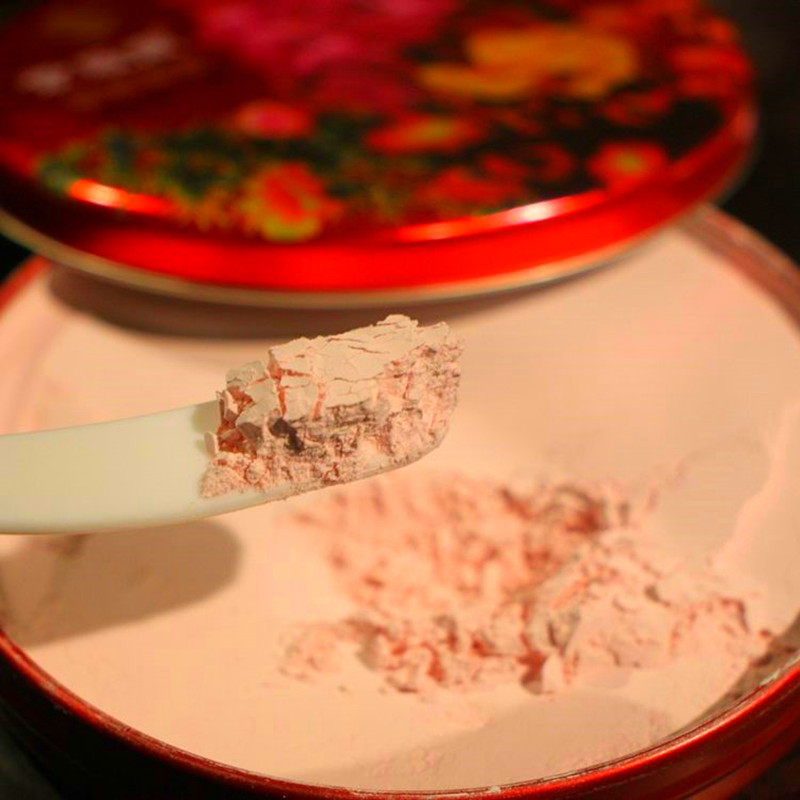 紫罗兰沉香粉50g铁盒装散粉图片