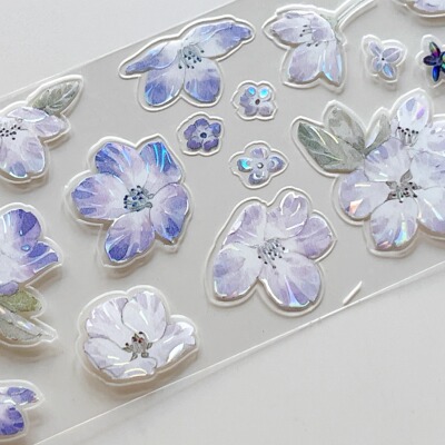 OKMT新七天手帐手账咕卡流麻胶带贴纸 模切 小花花 樱雾海