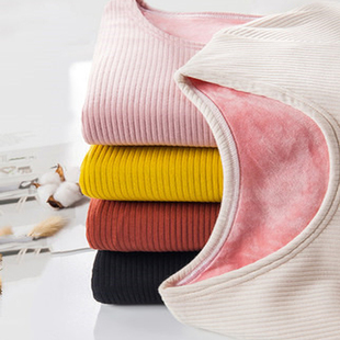 保暖内衣女加厚加绒秋衣学生内穿紧身百搭大码 上衣保暖衣冬 打底衫