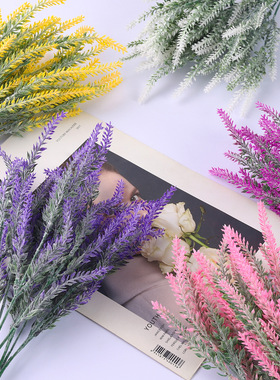 薰衣草塑料花户外插花装饰