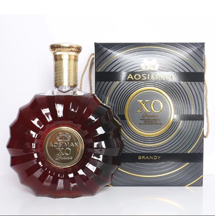 洋酒大瓶装6斤洋酒XO礼盒装40度AOSIMAN XO白兰地3L洋酒XO洋酒烈