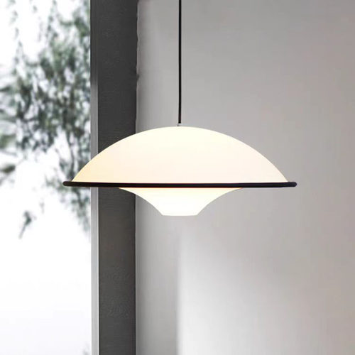 极简新款LIJU复古简约亚克力中古风客厅玄关餐厅餐桌氛围个性飞碟