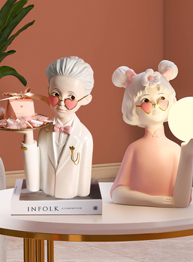 工厂新婚结婚礼物女送新人订婚礼品纪念日闺蜜实用摆件婚房床头柜