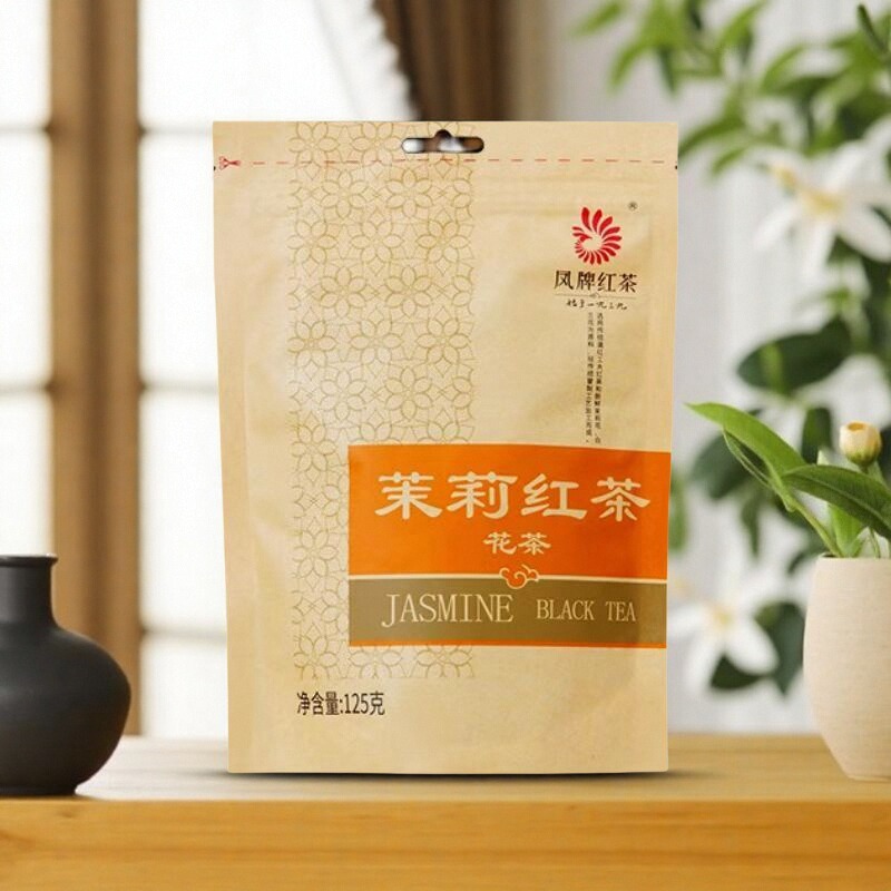 凤牌花茶茉莉花红茶一级125g袋装