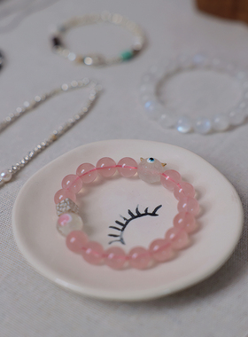 可可爱爱收藏级天然马粉手串女