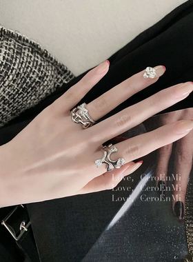 女镀白金甜美开口可调节