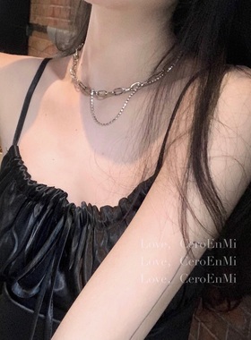 项链ceroenmi时尚个性拼接钻链女