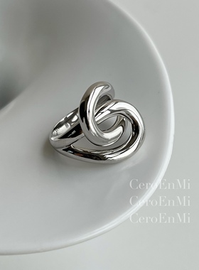 ceroenmi克莱因p曲面简单银戒指