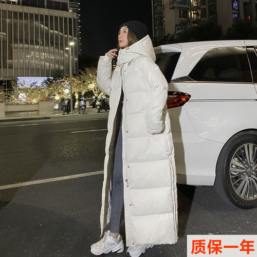 ollenuka超长加厚鹅绒羽绒服超厚