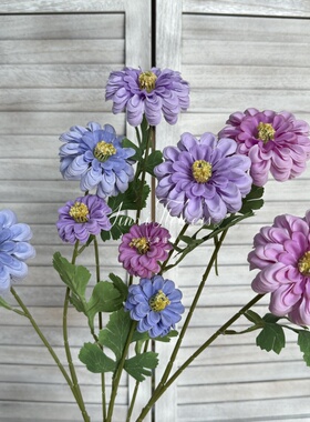 仿真花3头金盏菊婚礼堂装饰花排
