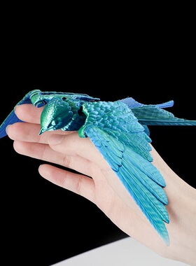 3D打印仿真动物燕子关节手办礼物摆件装饰鱼缸布景儿童创意玩具
