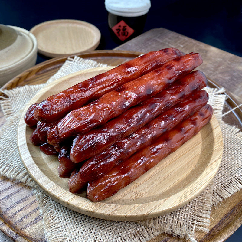 PVC仿真大食玩DIY腊肉肠广香肠模型食物菜品摆件设装饰拍摄影道具