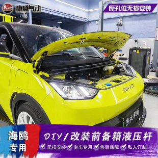 配件 适用于比亚迪海鸥改装 引擎盖液压杆 前备箱自动撑杆 无损安装