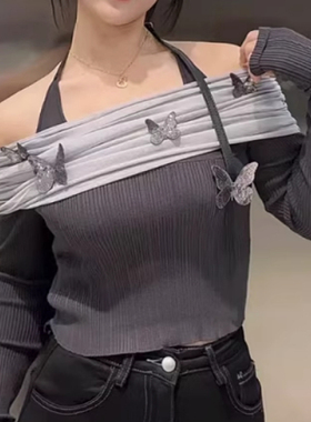 芮家RUIFAN2025春季专柜正品针织上衣RL10601179-1199