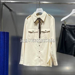 jsister 2023冬款专柜正品新款衬衫上衣女S341102260-969