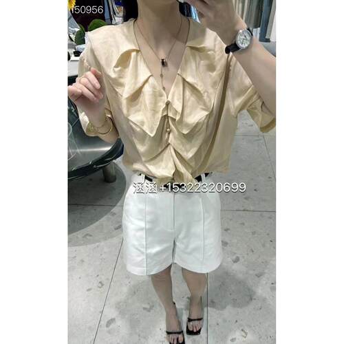 惠jsister 2024夏款专柜正品新款衬衫上衣女S424202468-569