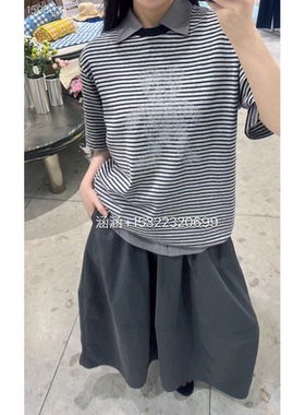 Jsister 2025夏款专柜正品新款百搭上衣S522201003-599