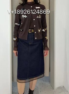 Jsister 2025冬季新款专柜正品牛仔裙S544112244-669