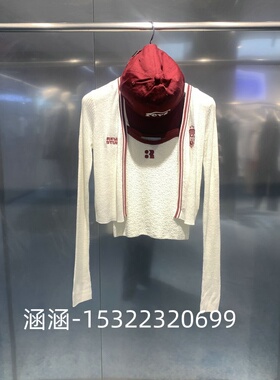 芮家RUIFAN2025春专柜正品运动风吊带毛衣开衫RL10106190-1499