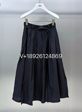 j↗03女装-J03春装24夏款专柜黑色半身裙J420212225-1490