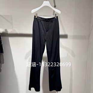 47折D家2025春款 黑色长裤 2J1Q438 2199 专柜正品