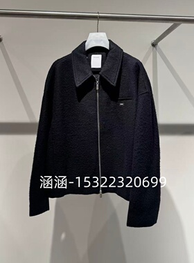 47折D家2025春款专柜正品黑色外套2J1G103-2899