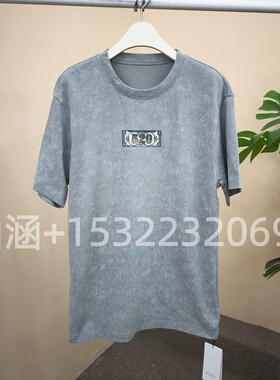 35折RB家2025夏专柜正品短袖铅笔灰T恤上衣6A23T68830-399