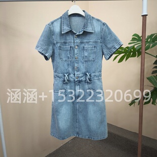 如缤RUBIN2025夏正品 859 牛仔连衣裙6A21L61902