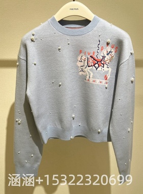 WJWG 专柜正品2025冬简约时尚毛织套头衫上衣2SA4030090-799