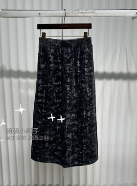 RB家2024冬新款专柜正品时尚高腰显瘦半身长裙6L51Q61665-459