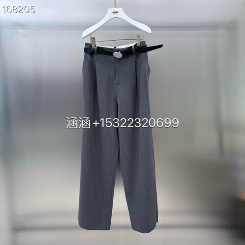 Jsister 2024秋款专柜正品新款JS灰色长裤休闲裤女S431210050-799