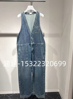 46折D家2025夏款专柜正品牛仔连体裤2J3R901-1999