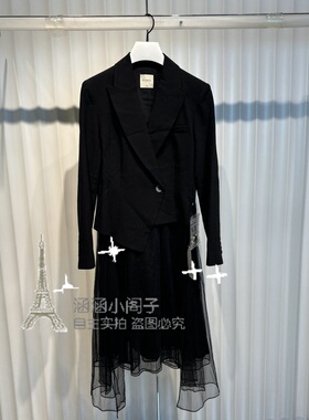 RB家2024秋新款专柜正品时尚收腰显瘦长袖连衣裙6L33L68591-699