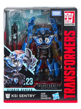 变形金刚 孩之宝 经典 电影4 D级 SS23 KSI哨兵 卫兵 蓝色毒刺