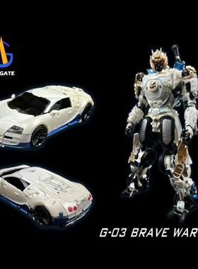变形玩具 MetaGate G-03 G03 电影版 三变战士 漂移 白色 MP比例
