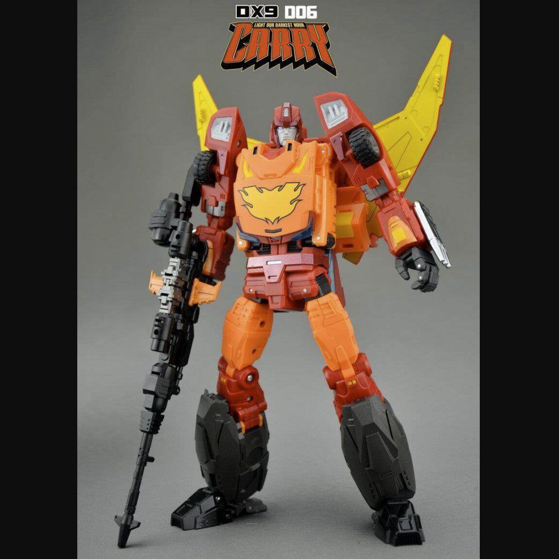 变形玩具 DX9 D06 补天 Carry 热破 带车厢 原色 再版 MP比例