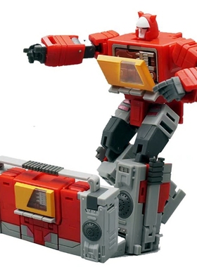 变形玩具 MFT 先锋系列 MF-49 录音机 收录机 带犀牛磁带 小比例