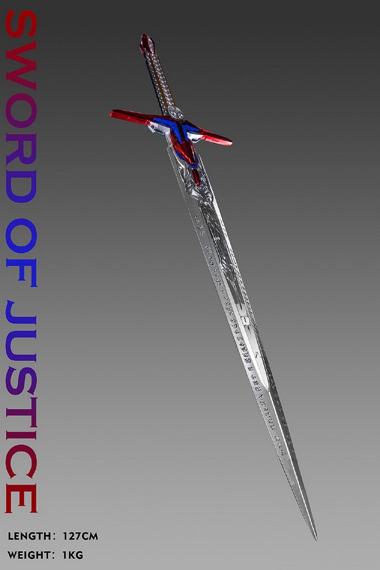 AAT APX-04 正义之剑 真人比例 电影 骑士柱 大剑 合金+LED