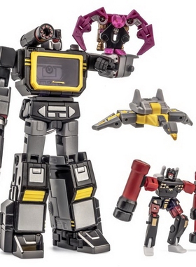 变形玩具 Newage H21B NA 音板 黑色音波 小比例 带三个磁带 再版