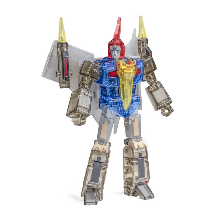 NA透明色飞镖小比例H57T变形玩具