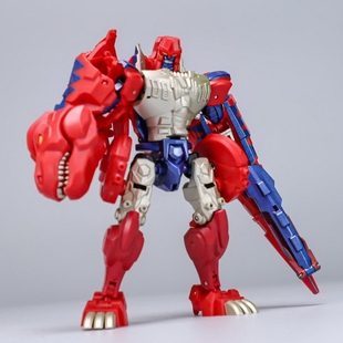 02R 暴君BW 嗜血 变形玩具 霸王龙勇士 红色 小比例 ROBOTtoys