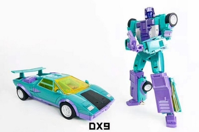 DX9飞天虎组合打击G2色变形玩具