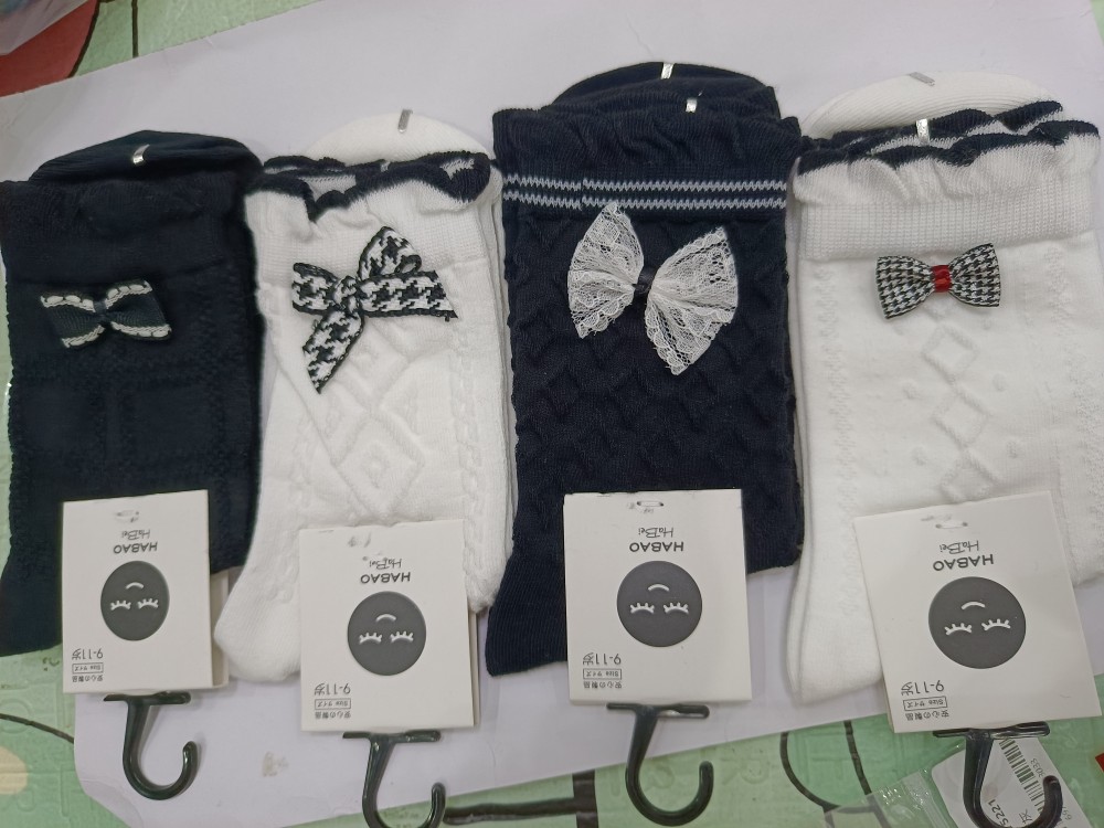 米若克卢米亚男童女童特价棉袜秋冬款中筒袜 2组包邮