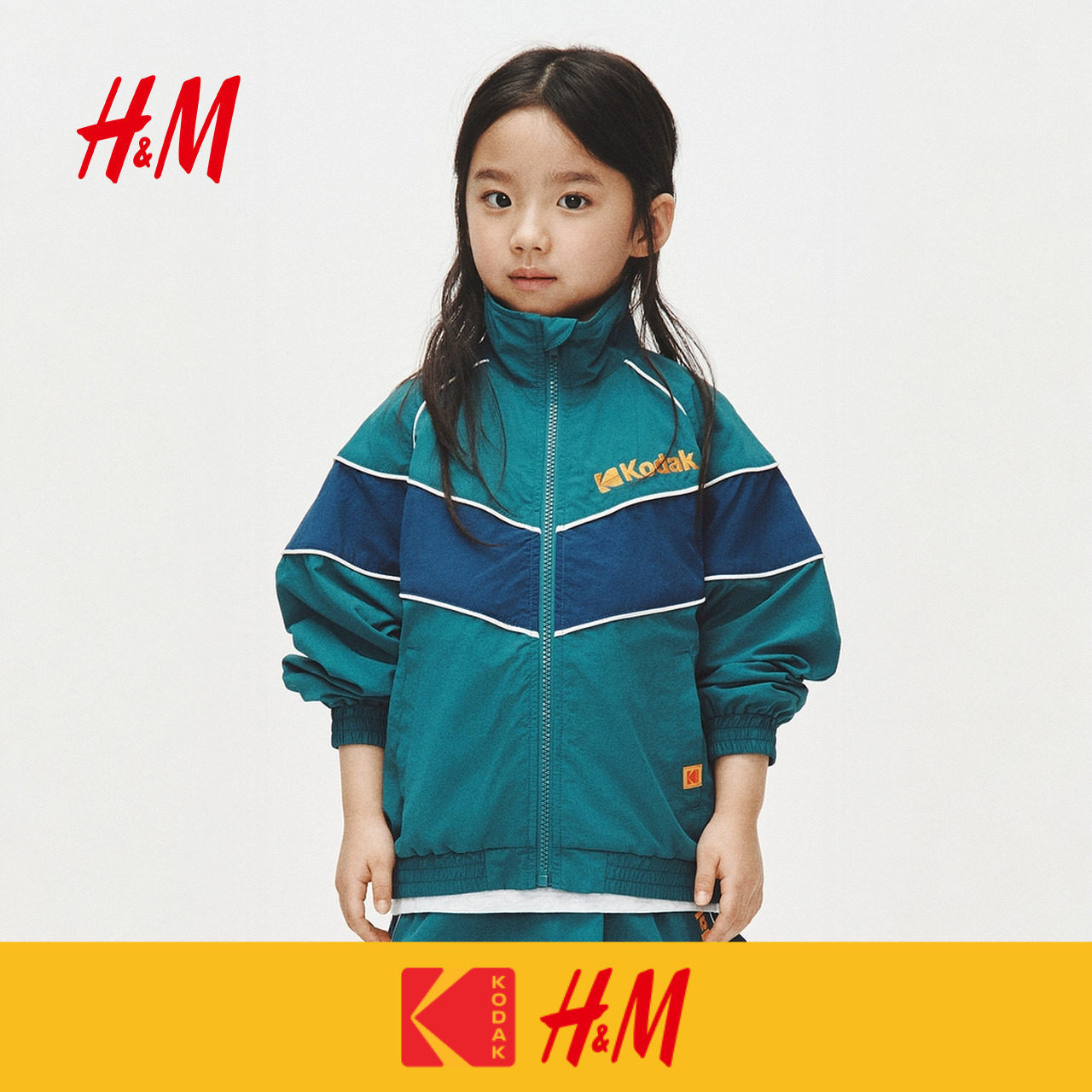 【柯达】HM童装儿童男童女童外套2026夏新款尼龙运动夹克1345453