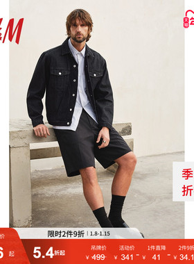 HM牛仔外套冬季标准版型牛仔外套1282144